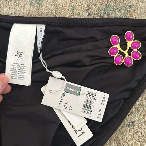 NWT Trina Turk Swim & Spa Collection 2 Pc Bikini Swimsuit - Picture 2 of 7